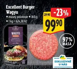 Albert Excellent Burger Wagyu nabídka