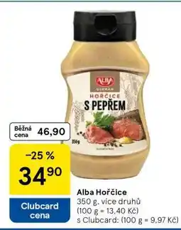 Tesco ALBA HOŘČICE nabídka