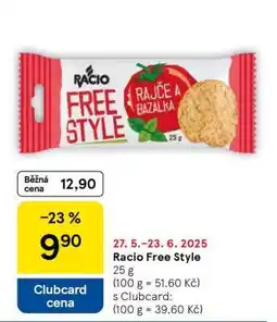 Tesco RACIO Free Style nabídka