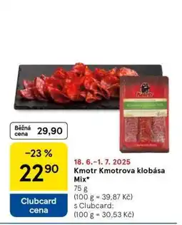 Tesco Kmotr Kmotrova klobása mix nabídka
