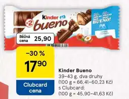 Tesco KINDER BUENO nabídka