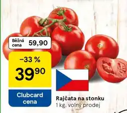 Tesco Rajčata na stonku nabídka