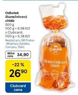 Tesco Odkolek Slunečnicový chléb nabídka