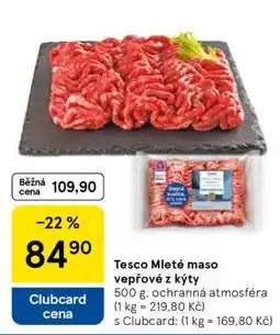 Tesco Tesco mleté maso vepřové z kýty nabídka