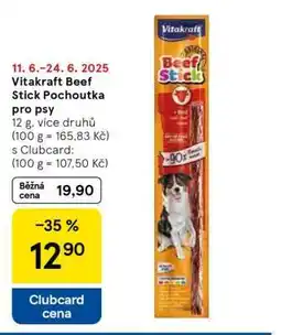 Tesco Vitakraft Beef Stick Pochoutka pro psy nabídka