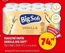 Penny Market TOALETNÍ PAPÍR VANILLA BIG SOFT nabídka