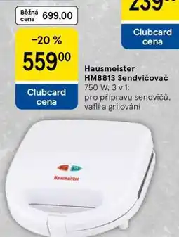 Tesco Hausmeister HM8813 Sendvičovač nabídka