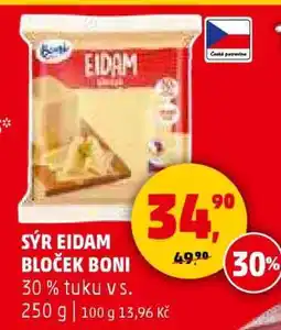 Penny Market SÝR EIDAM BLOČEK BONI nabídka