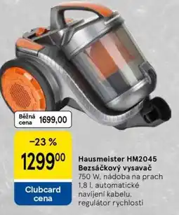 Tesco Hausmeister HM2045 Bezsáčkový vysavač nabídka