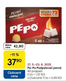 Tesco Pe-Po Podpalovač pevný nabídka