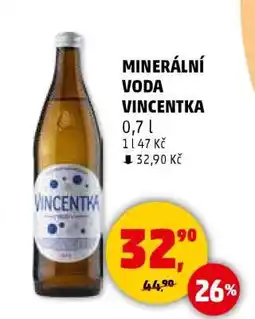Penny Market MINERÁLNÍ VODA VINCENTKA nabídka