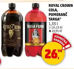Penny Market ROYAL CROWN COLA, POMERANČ TARGA nabídka