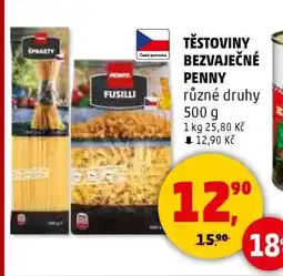 Penny Market TĚSTOVINY BEZVAJEČNÉ PENNY nabídka