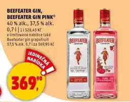 Penny Market BEEFEATER GIN, BEEFEATER GIN PINK nabídka