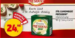 Penny Market SÝR CAMEMBERT PRÉSIDENT nabídka