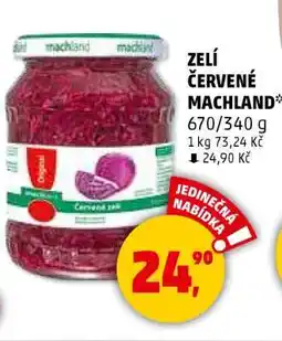 Penny Market ZELÍ ČERVENÉ MACHLAND nabídka
