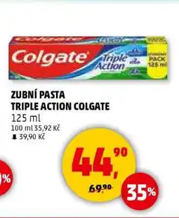 Penny Market ZUBNÍ PASTA TRIPLE ACTION COLGATE nabídka