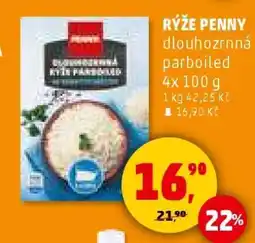 Penny Market RÝŽE PENNY dlouhozrnná parboiled 4x100 g nabídka