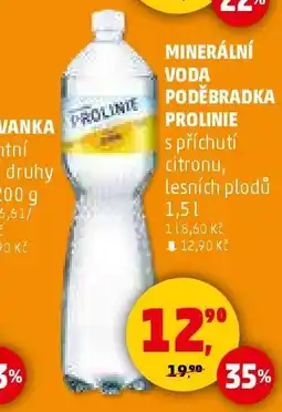 Penny Market MINERÁLNÍ VODA PODĚBRADKA PROLINIE nabídka