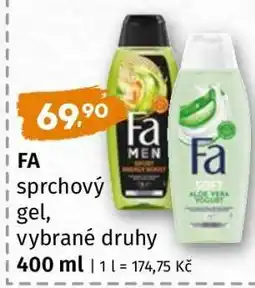 Terno FA sprchový gel vybrané druhy nabídka