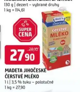 Terno MADETA JIHOČESKÉ ČERSTVÉ MLÉKO nabídka