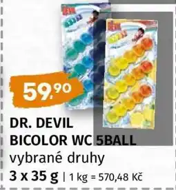 Terno Dr. Devil, Bicolor, WC 5Ball nabídka