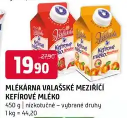 Terno MLÉKÁRNA VALAŠSKÉ MEZIŘÍČÍ KEFÍROVÉ MLÉKO nabídka