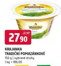 Terno Krajanka tradiční pomazánkové nabídka