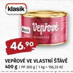 Terno Vepřové ve vlastní šťávě nabídka