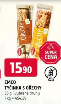 Terno Emco Tyčinka s ořechy nabídka