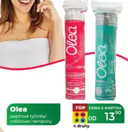 Olea papírové tyčinky/ odličovací tampony