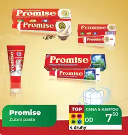Tamda Foods Promise Zubní pasta nabídka