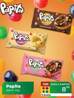 Tamda Foods Papita donut nabídka