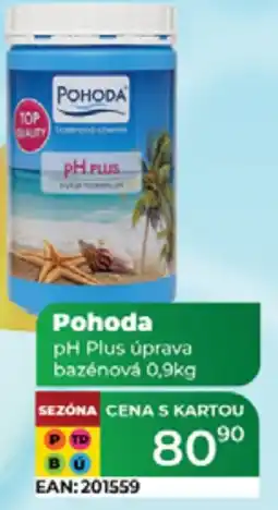 Tamda Foods Pohoda pH Plus úprava bazénová nabídka