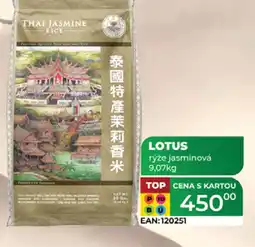 Tamda Foods LOTUS rýže jasmínová nabídka