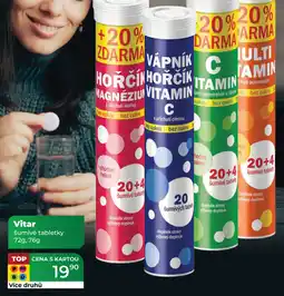 Tamda Foods Vitar Šumivé tablety nabídka