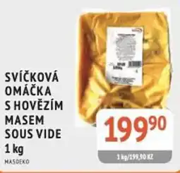 Coop hb Svíčková omáčka s hovězím masem sous vide nabídka