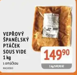 Coop hb Vepřový španělský ptáček sous vide nabídka