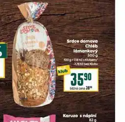 Billa Chléb lámankový nabídka