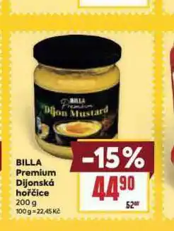 Billa Billa premium dijonská hořčice nabídka