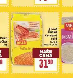 Billa Billa čočka červená celá nabídka
