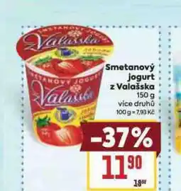 Billa Smetanový jogurt z valašska nabídka