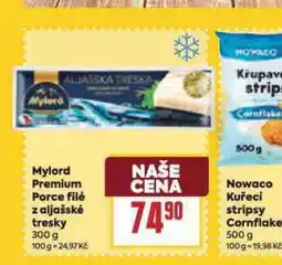 Billa Mylord premium porce filé z aljašské tresky nabídka