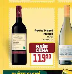 Billa Roche mazet merlot nabídka