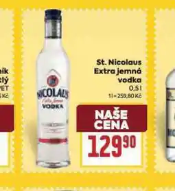 Billa St. nicolaus extra jemná vodka nabídka