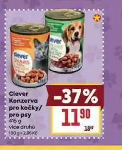 Billa Clever konzerva pro kočky nabídka