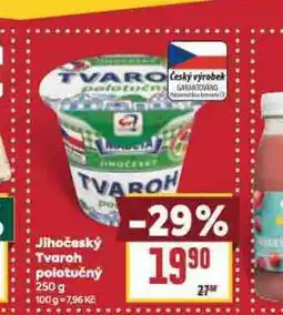 Billa Jihočeský tvaroh polotučný nabídka