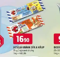Terno Veselá kráva sýr a křup nabídka