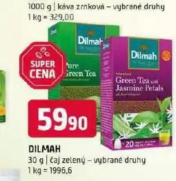 Terno Dilmah čaj nabídka