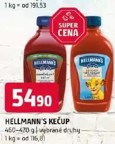 Terno Hellmann's kečup nabídka